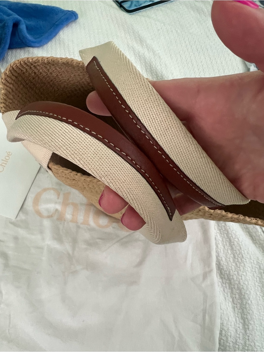 Chloe Woody Large Mifuko Basket Bag in Fair Trade Paper - Picture 9 of 15